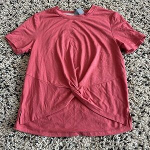 Girls’ M Pink Twist Front Top 3/$15 listing